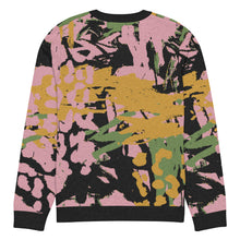 Load image into Gallery viewer, [ Scribbled Safari ] Knitted crew neck sweater
