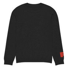 Load image into Gallery viewer, [ Blissed Black ] Knitted crew neck sweater
