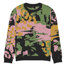 Load image into Gallery viewer, [ Scribbled Safari ] Knitted crew neck sweater
