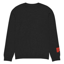Load image into Gallery viewer, [ Blissed Black ] Knitted crew neck sweater
