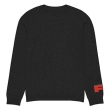 Load image into Gallery viewer, [ Blissed Black ] Knitted crew neck sweater
