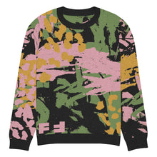 Load image into Gallery viewer, [ Scribbled Safari ] Knitted crew neck sweater

