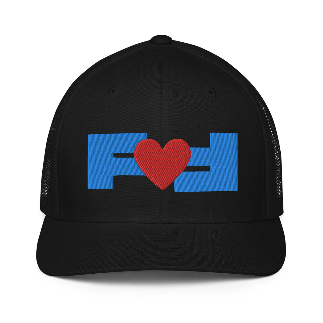 The-Funique-is-LUV Closed-back trucker cap