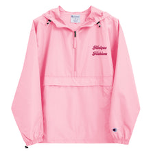 Load image into Gallery viewer, Pink-Candy Embroidered Champion Packable Jacket
