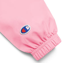 Load image into Gallery viewer, Pink-Candy Embroidered Champion Packable Jacket
