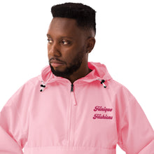 Load image into Gallery viewer, Pink-Candy Embroidered Champion Packable Jacket
