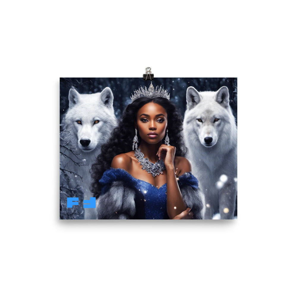 Snow-White (Melanin Style) Poster