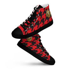 Load image into Gallery viewer, The-Almighty-ONEZ Men’s high top houndstooth shoes
