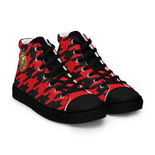 Load image into Gallery viewer, The-Almighty-ONEZ Men’s high top houndstooth shoes
