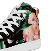 Load image into Gallery viewer, Rose-KING Men’s high top canvas shoes
