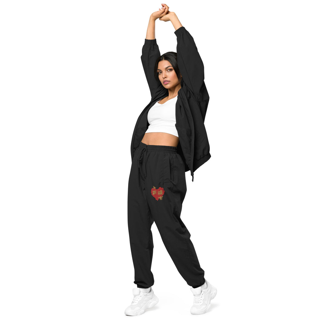 ‘LOVERFLY’ unisex tracksuit trousers