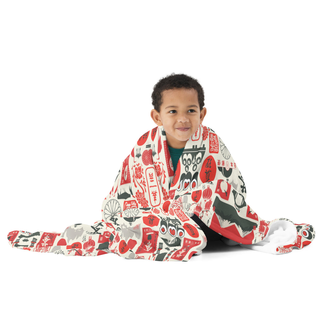 Pinocchio-Tokyo Throw Blanket