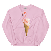 Load image into Gallery viewer, Flamingo-IceCream Unisex Sweatshirt
