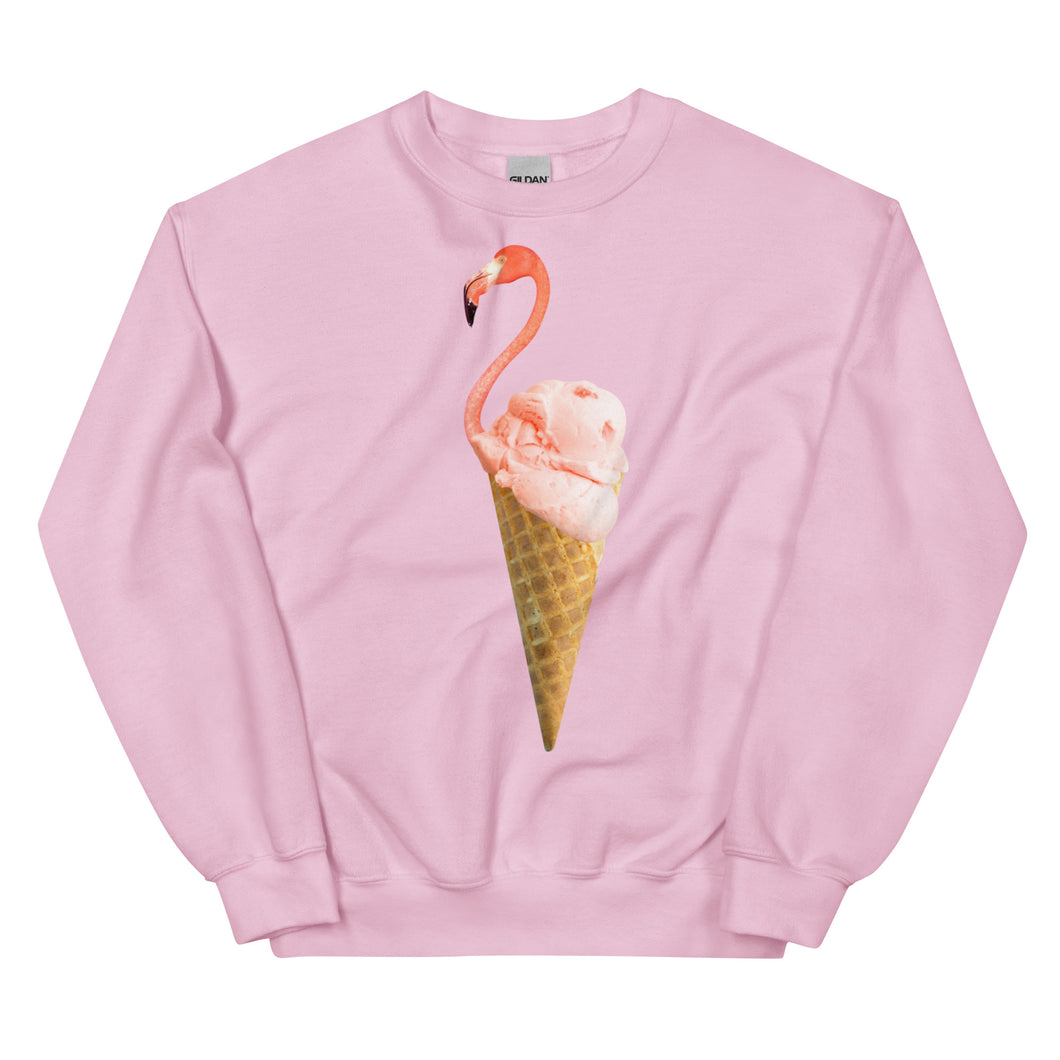 Flamingo-IceCream Unisex Sweatshirt