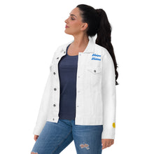 Load image into Gallery viewer, The-Pristine Unisex white denim jacket
