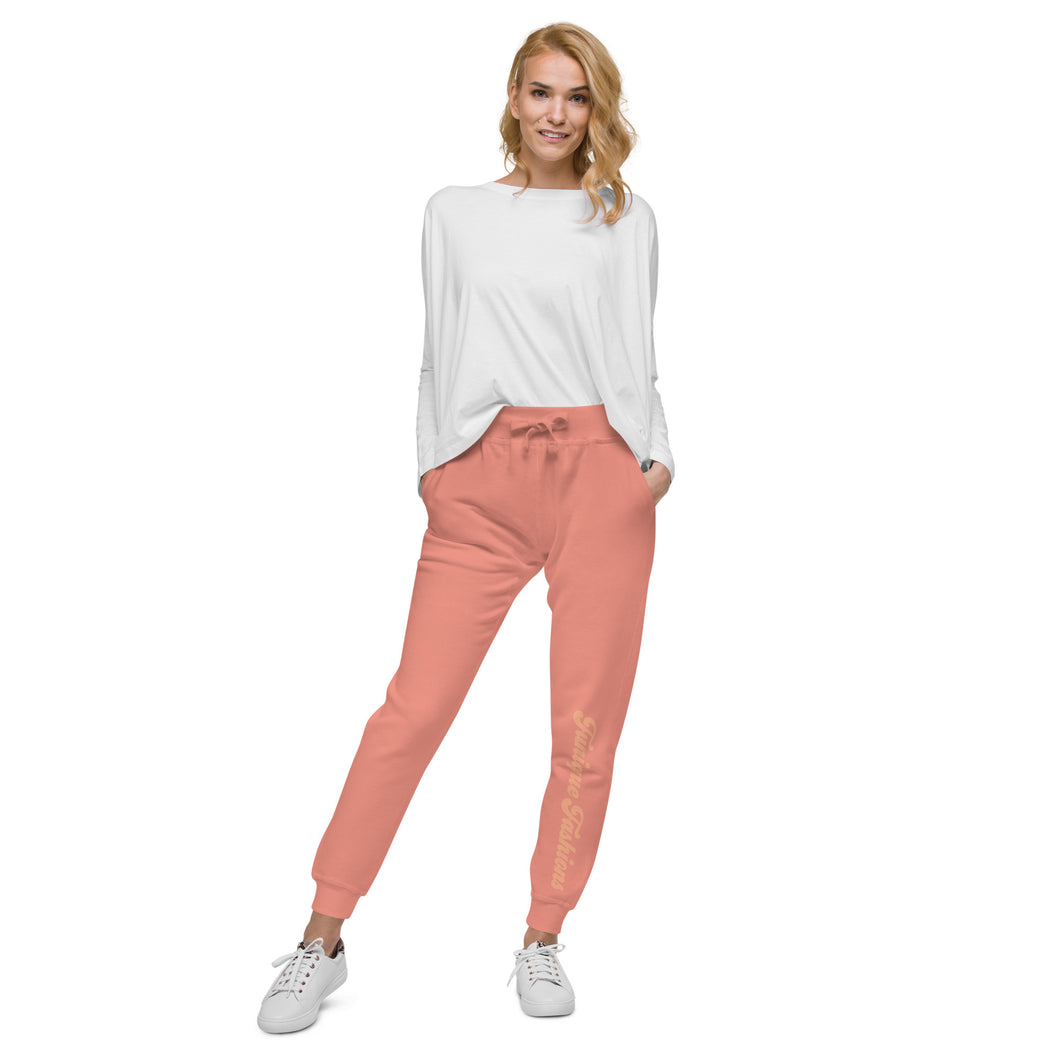 Dusty-Rose Unisex fleece sweatpants