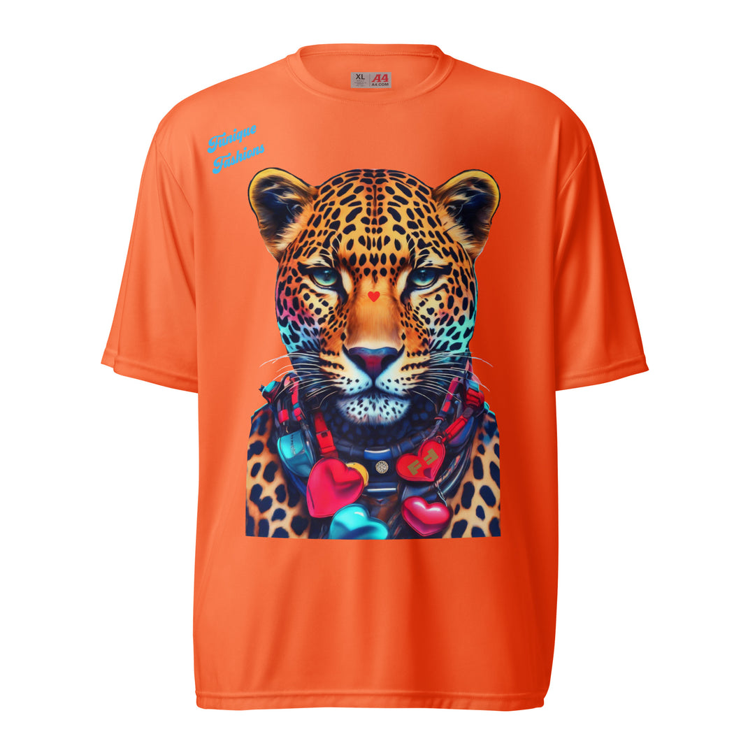 Leopard-Love Unisex performance crew neck t-shirt