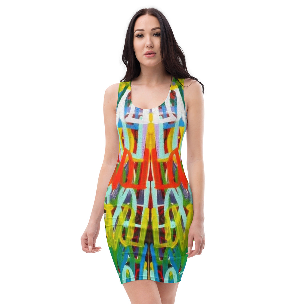 Sweet-Love (Sublimation Cut & Graffiti Sew) Dress