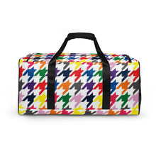 Load image into Gallery viewer, Houndstooth Club-Fiesta Duffle bag
