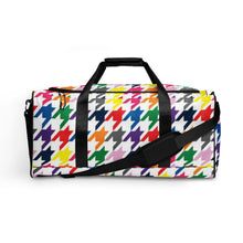 Load image into Gallery viewer, Houndstooth Club-Fiesta Duffle bag
