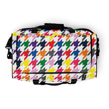 Load image into Gallery viewer, Houndstooth Club-Fiesta Duffle bag
