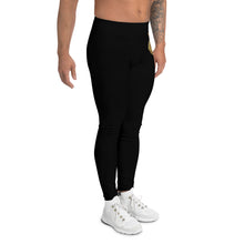 Load image into Gallery viewer, Black KING Men&#39;s Leggings
