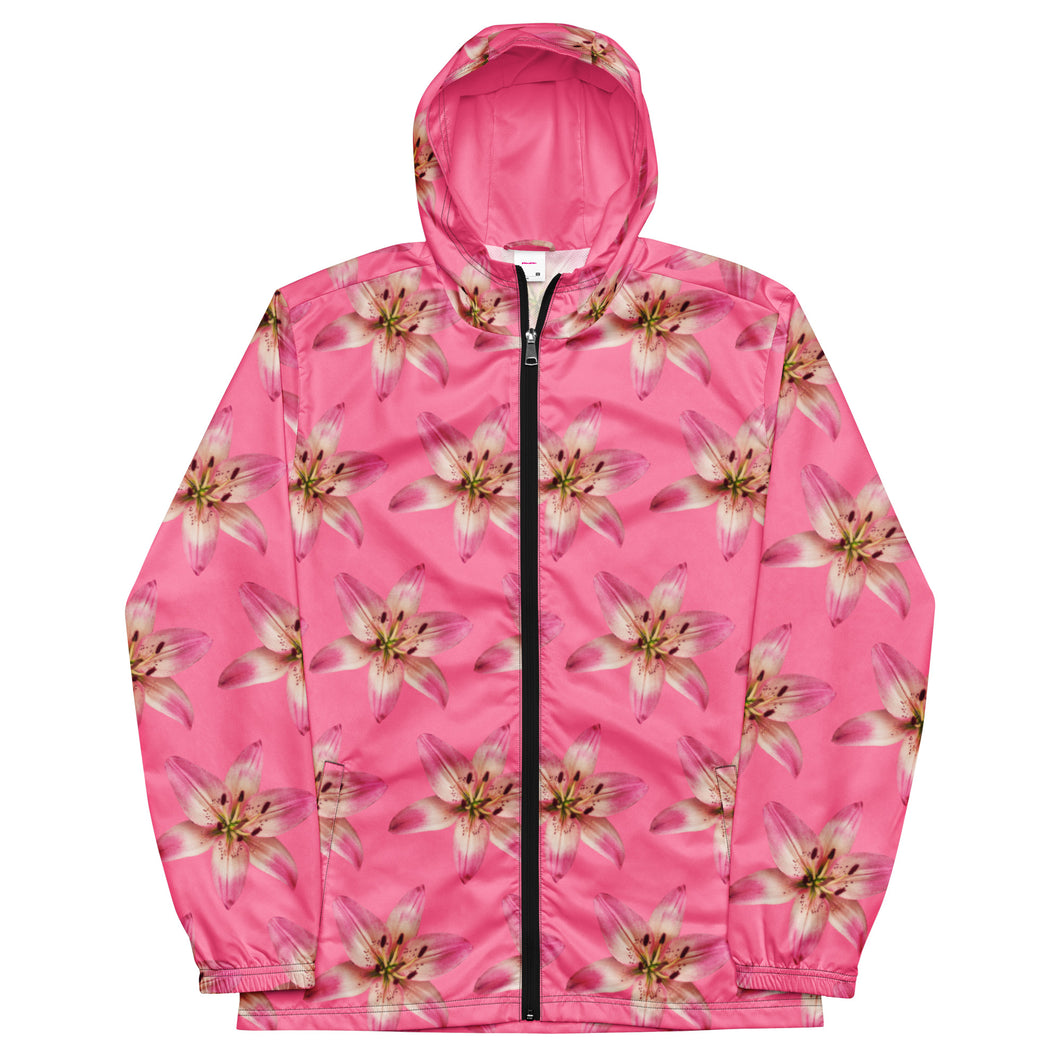 Azzuri-Passion-Pink unisex windbreaker