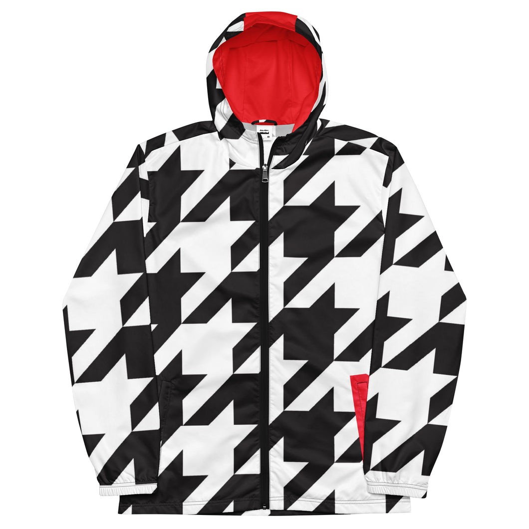 Houndstooth King-VIOR unisex windbreaker