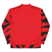 Load image into Gallery viewer, Zebra-ICON (Red) Unisex Bomber Jacket
