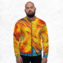 Load image into Gallery viewer, Lion-Zion (watercolor) Unisex Bomber Jacket
