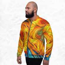 Load image into Gallery viewer, Lion-Zion (watercolor) Unisex Bomber Jacket
