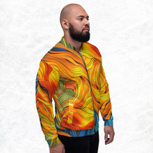 Load image into Gallery viewer, Lion-Zion (watercolor) Unisex Bomber Jacket
