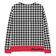 Load image into Gallery viewer, Houndstooth Paradox-45 Unisex Zi Sweatshirt
