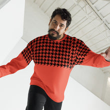 Load image into Gallery viewer, Empire Red Unisex Houndstooth Sweatshirt
