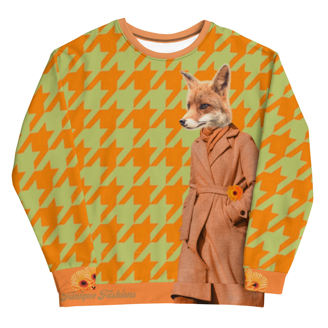 Fashioned-Fox Unisex Sweatshirt