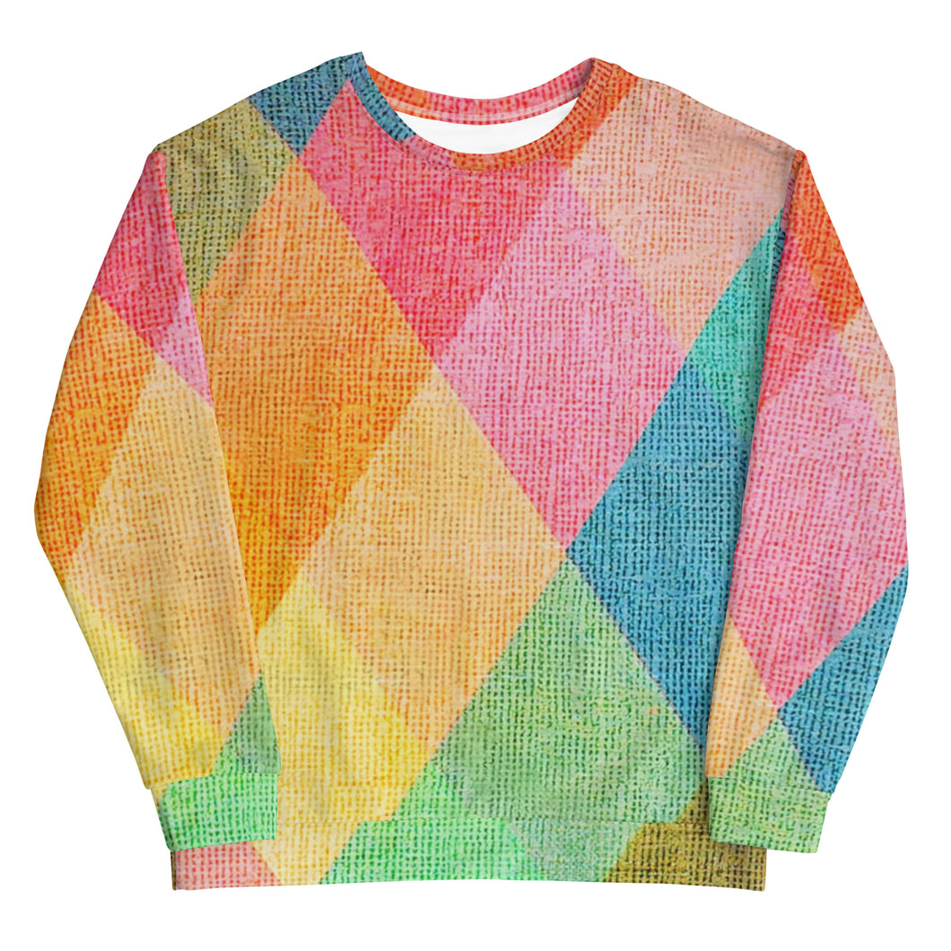 Argyle WatercolorME Unisex Sweatshirt