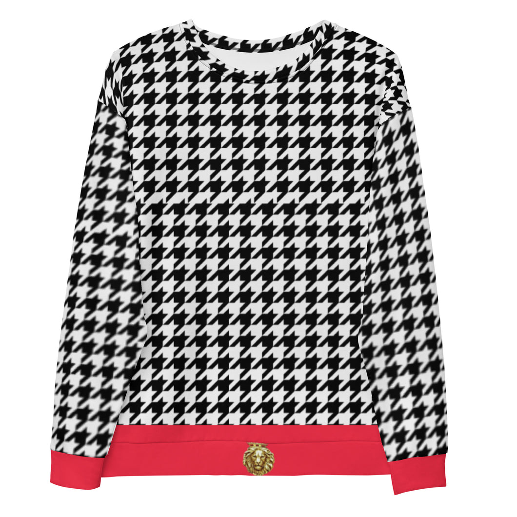 Houndstooth Paradox-45 Unisex Zi Sweatshirt