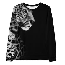 Load image into Gallery viewer, Midnight-Leopard Unisex Sweatshirt
