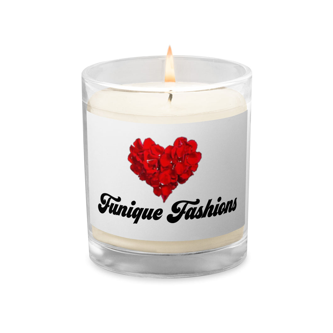 Funique Glass jar soy wax candle