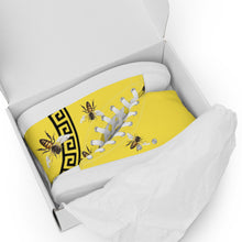 Load image into Gallery viewer, Greek-HoneyBees Men’s high top canvas shoes
