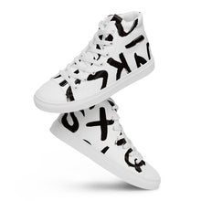 Load image into Gallery viewer, Alpha-KING Men’s high top canvas shoes
