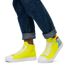 Load image into Gallery viewer, WestSide-Teddy Men’s high top canvas shoes
