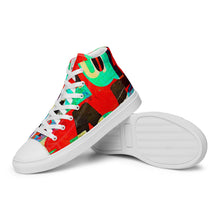 Load image into Gallery viewer, Fulton &amp; Lafayette Men’s high top canvas shoes
