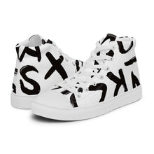 Load image into Gallery viewer, Alpha-KING Men’s high top canvas shoes
