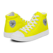 Load image into Gallery viewer, Keon-Neon Men’s high top canvas shoes
