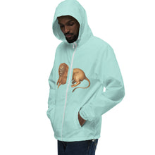 Load image into Gallery viewer, Lion-Zion (Viju) Unisex lightweight zip-up windbreaker
