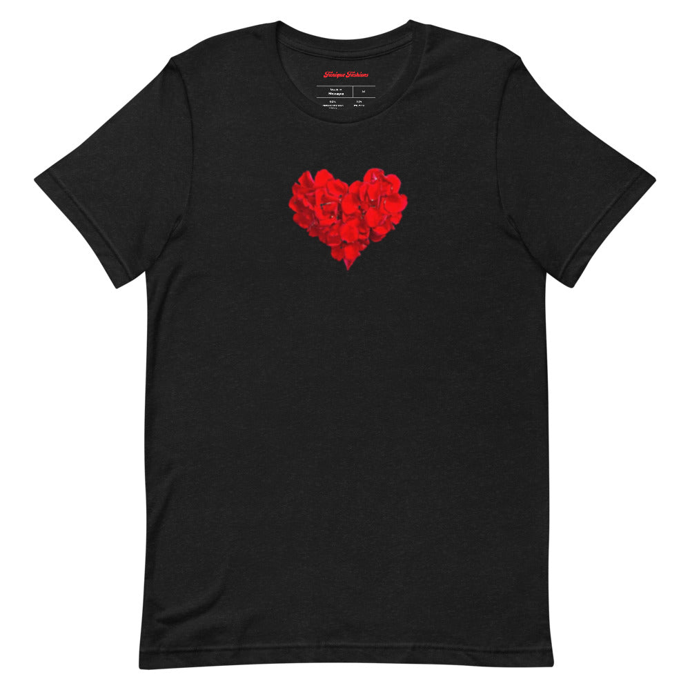 Petal Love (Black) Short-Sleeve Unisex T-Shirt