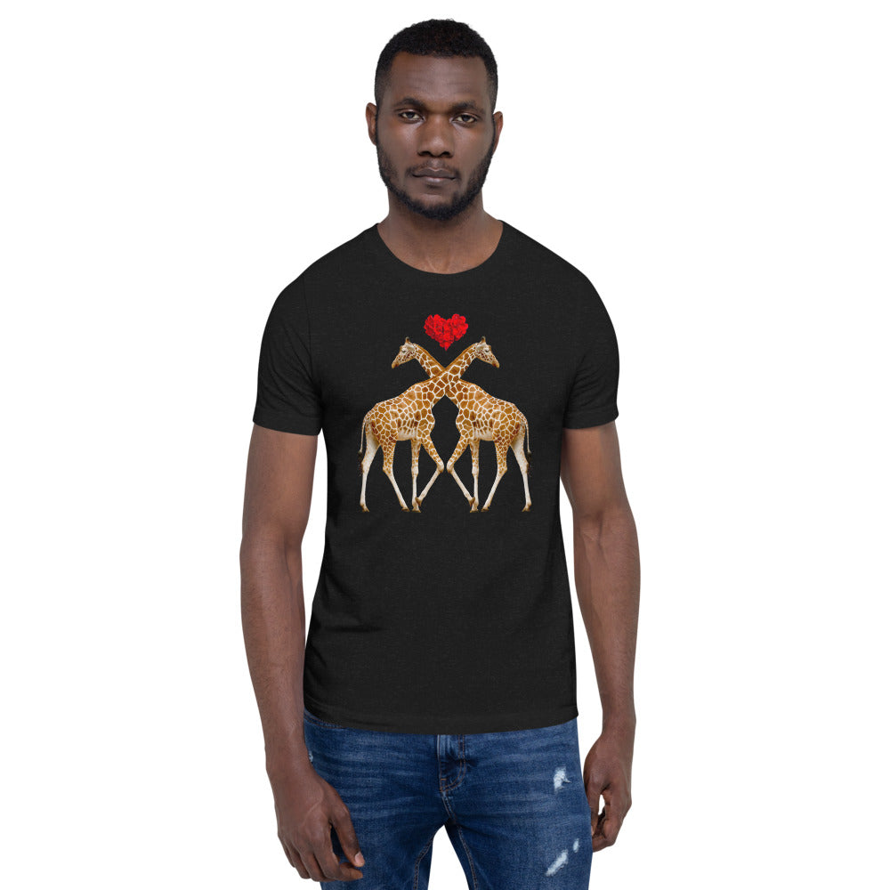 Giraffe Love - Short-Sleeve Unisex T-Shirt