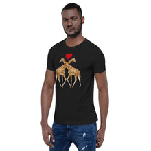 Load image into Gallery viewer, Giraffe Love - Short-Sleeve Unisex T-Shirt
