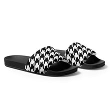 Load image into Gallery viewer, Funique Houndstooth Women&#39;s slides
